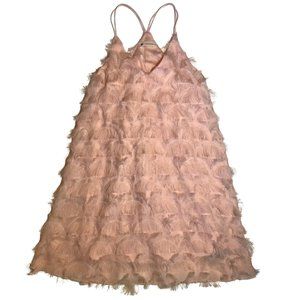 LAST CHANCE - IMPECCABLE PIG | Swing Mini Dress with Fringe